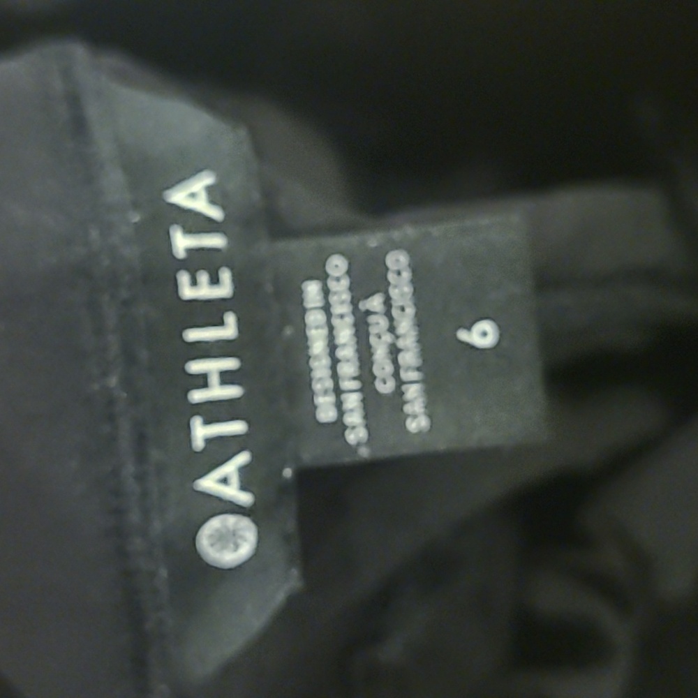 Athleta Trekkie North Jogger Ripstop Black Size 6 Cinch Waist - Picture 3 of 6